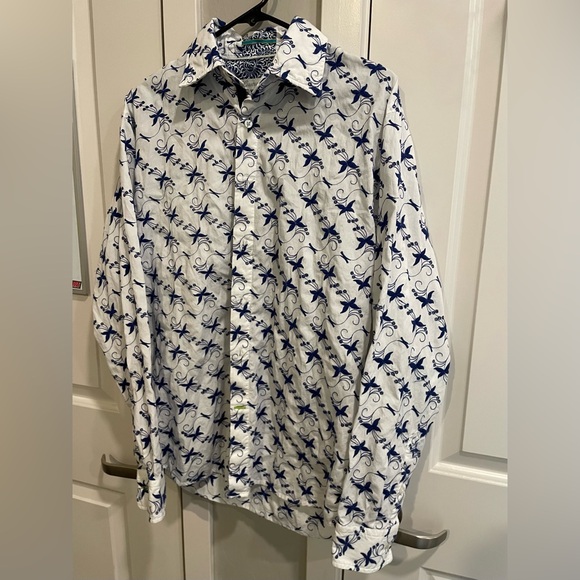 Luxury Equilibrio Button Down Long Sleeve - Picture 1 of 7